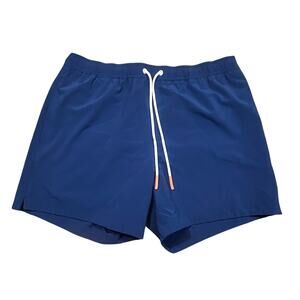 Bonobos Swim Trunks Mens L Blue Drawstring Stretch Beach Summer Pool Casual